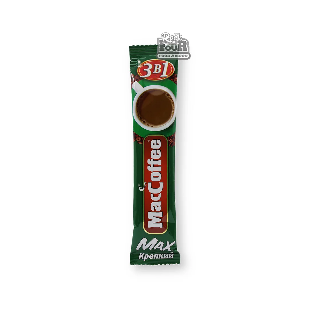 Լուծվող սրճային ըմպելիք 3-ը 1-ում «MacCoffee Max Strong» 16գ